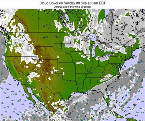 radar with cloud cover