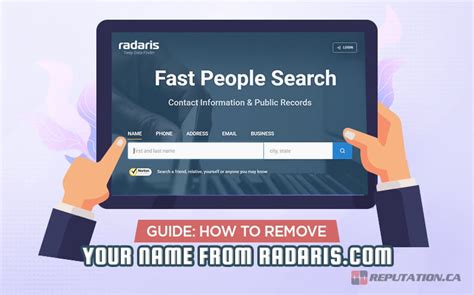 radaris people search removal