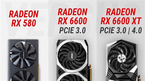 radeon rx 580 vs radeon rx 6600 xt