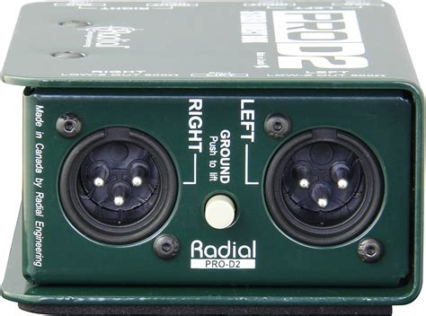 radial prod2 passive 2 channel direct box