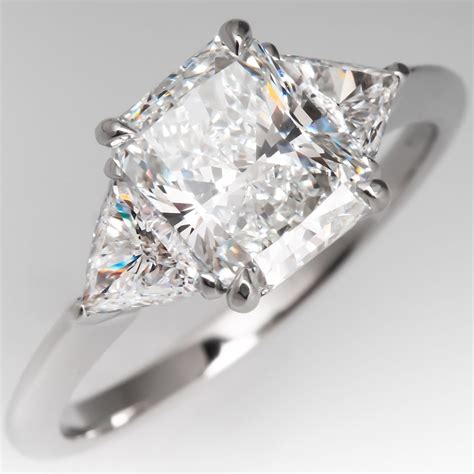 radiant cut engagement rings tiffany
