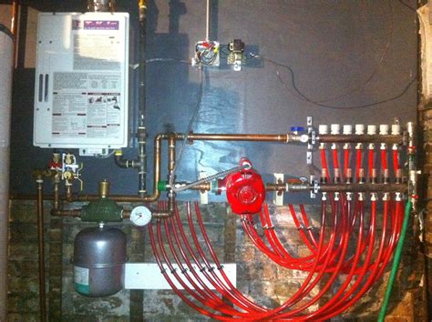 Radiant Heat Manifold Setup