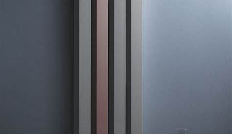 Radiateur aluminium design vertical Anthracite 160 cm