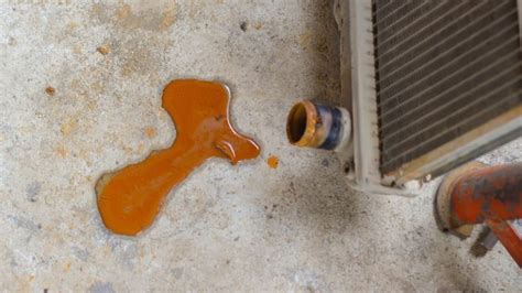 Radiator Coolant Rust Color