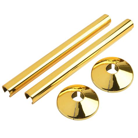 Radiator Pipe Covers Gold