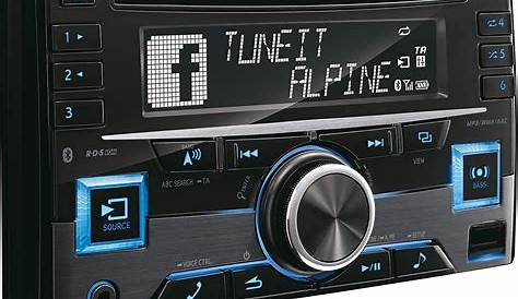 Radio Cd Alpine Usb Bluetooth Receiver And Ipod Controller e 9882ri