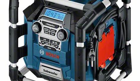 Bosch Professional GML 20 radio de chantier Hubo