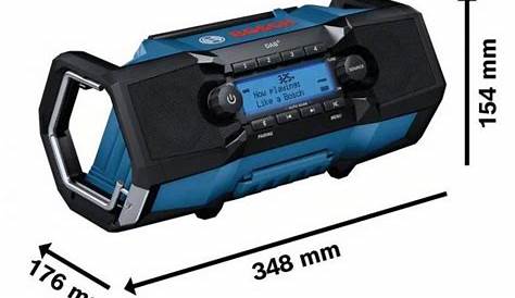 Radio De Chantier Bluetooth Bosch BOSCH Multifonction Power Boss(TM) Avec Son 360° Et