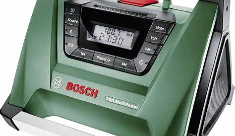 Bosch PRA MultiPower radio de chantier sans fil batterie