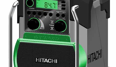Hitachi Radio Radio de chantier ur18dsl 9,6 à 18 V Ur 18