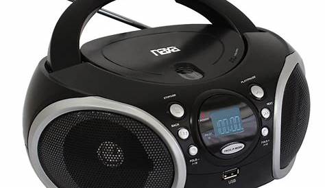 Supersonic Portable Mp3/Cd Player With Usb/Aux Input & Am