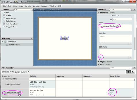 Radio Button Javafx Scene Builder