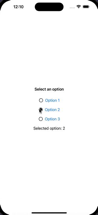 Radio Button Swiftui
