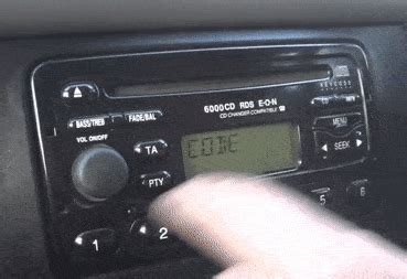 Radio Code In Ford Fiesta
