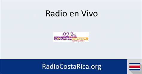 radio columbia en vivo de costa rica