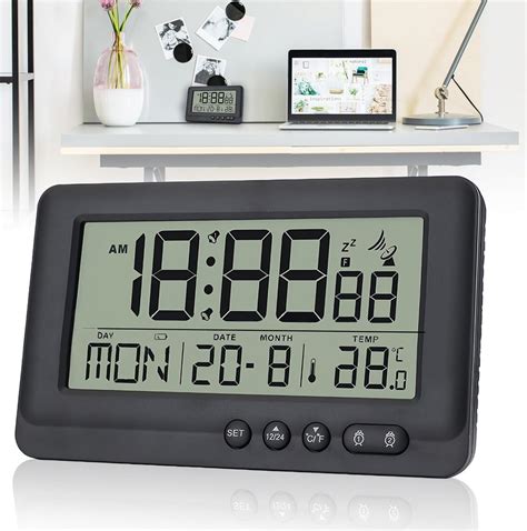 Radio Controlled Clock With Temperature Display