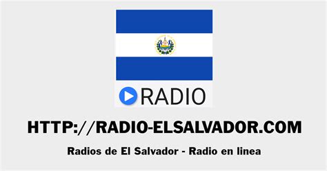 radio en linea el salvador