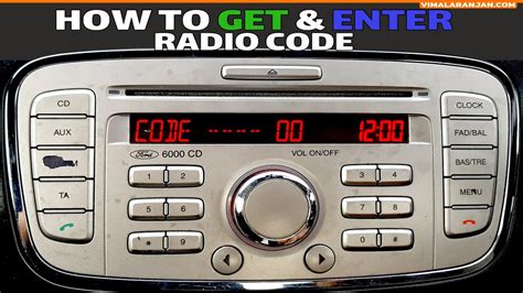 Radio Ford Security Code