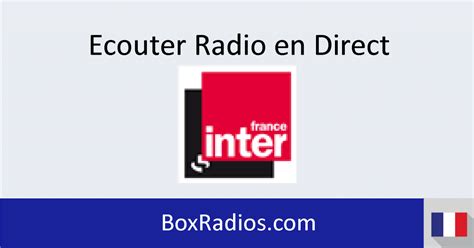 radio france inter direct ecouter live