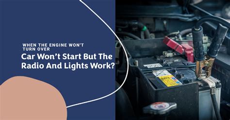 Radio Lights Working