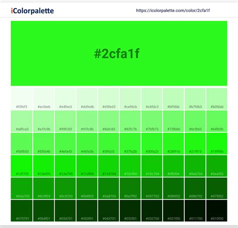 Radioactive Green Color Code