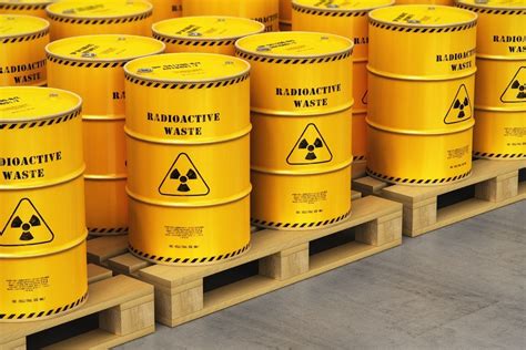 radioactive nuclear waste is treated in