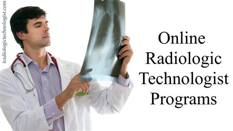 radiologic technologist programs online