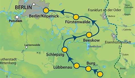 Radtouren durch den Spreewald mit Karte