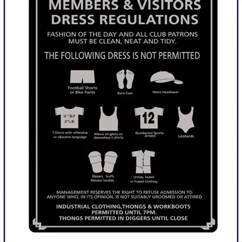raf club dress rules