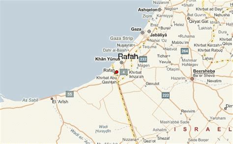 rafah city map