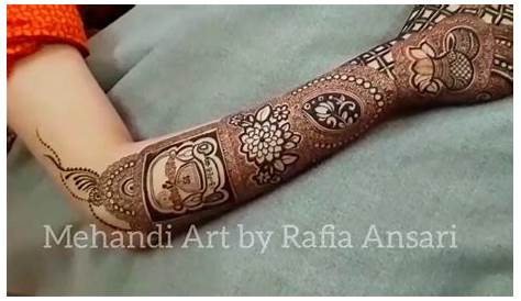 290 Likes, 7 Comments Mehandi Art By Rafia Ansari