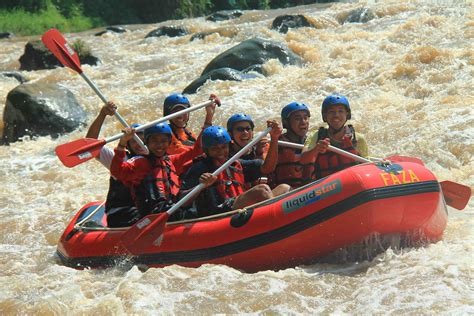 rafting di sungai elo magelang