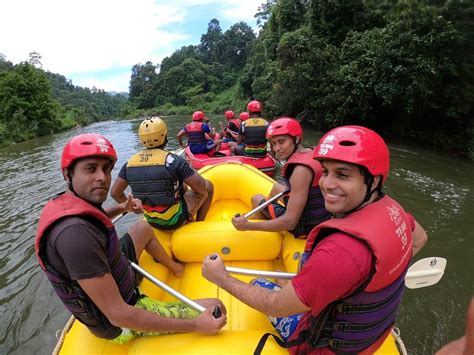People tourists on boat rafting . 4K 3840x2160 Rafting team 50 slow