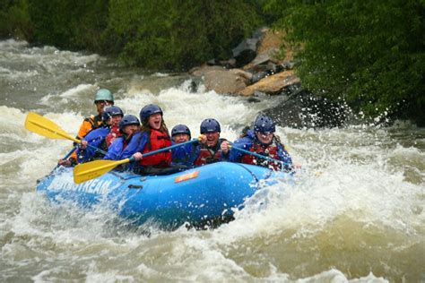 rafting time duration