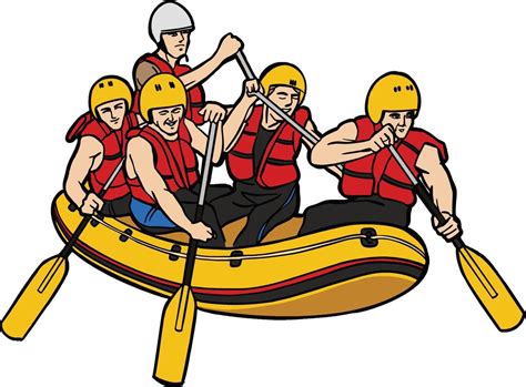 Group Of Little Children Rafting 2388546 Vector Art at Vecteezy