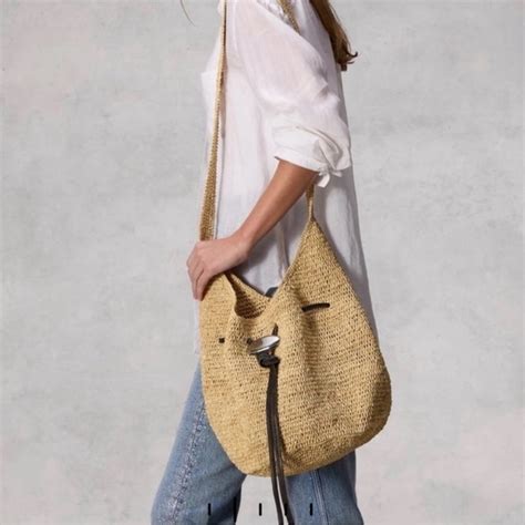 rag and bone raffia bag