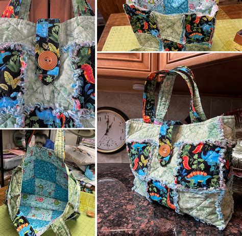Rag Quilt Bag Tutorial