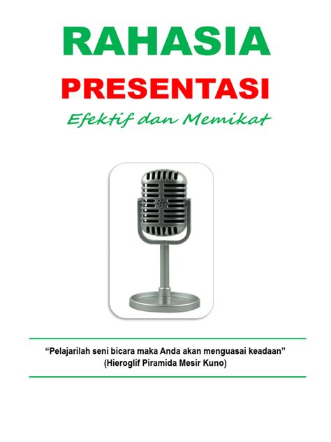 Rahasia Sukses Dalam Presentasi