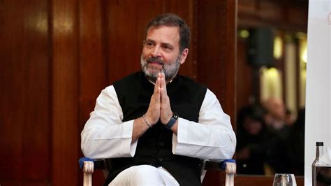 rahul gandhi in london to launch his book