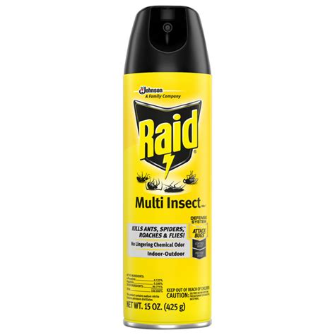 raid indoor outdoor bug spray