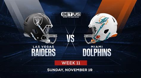 raiders vs dolphins odds