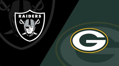 raiders vs packers game stats