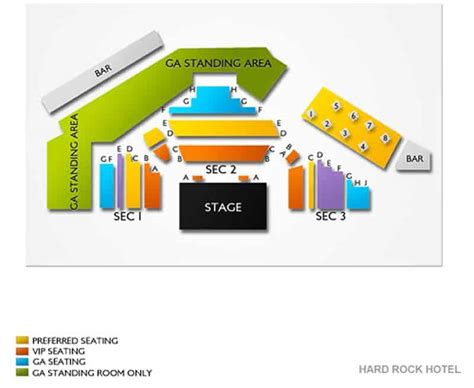 raiding the rock vault seating chart