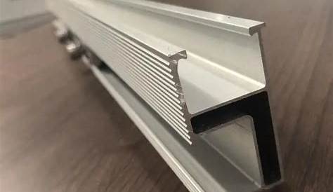Rail Aluminium Aluminum Alloy Slotted Adjustable Extruded