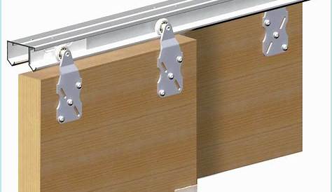 Rail Coulissant Porte Placard Double Haut Pico Star Pour 55 Kg