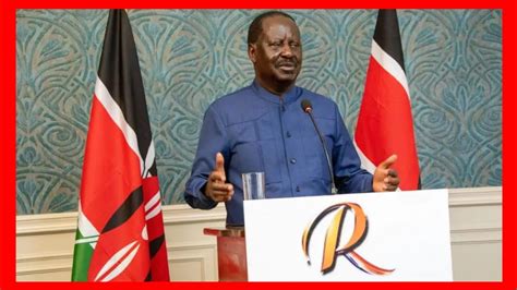 raila odinga speech yesterday