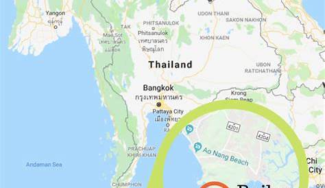 Railay Beach Map Google Which Island To Visit In Thailand ? Where To Stay ? How