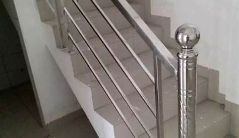 Railing Tangga Stainless Steel Harga Jual SS , Pegangan Kayu