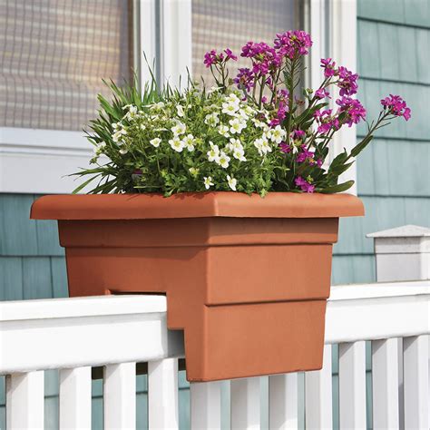 Railing In A Planter