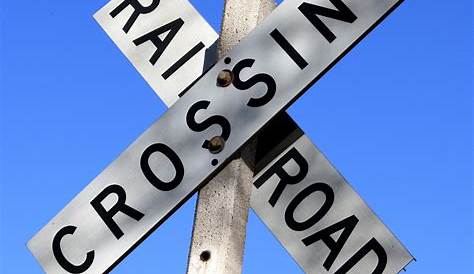 Railroad Crossing Sign Picture Free Photograph Photos